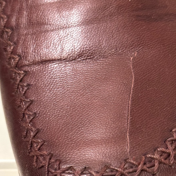 PRADA vintage brown leather loafer with rubber soles see pic. - Picture 2 of 5